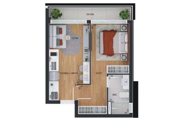 apartamento planta a